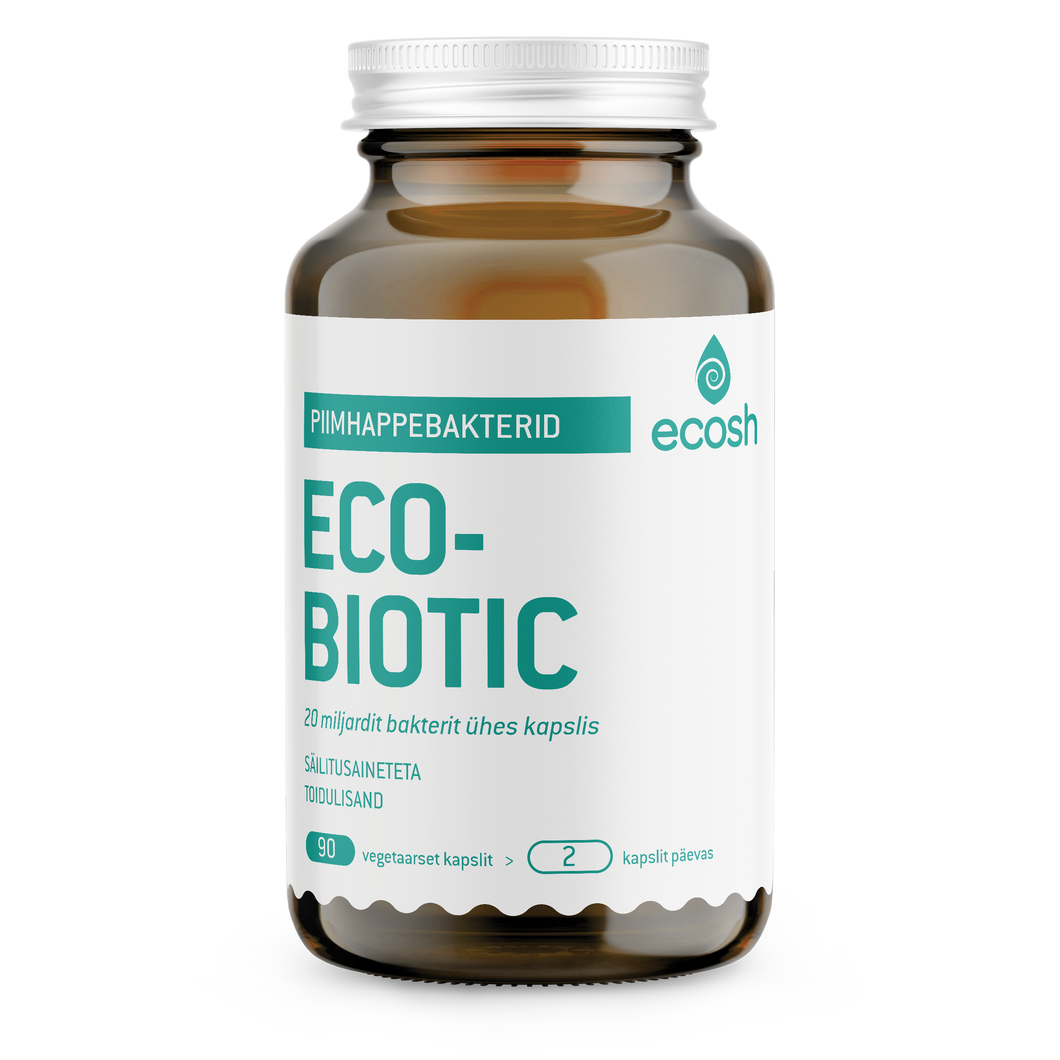 Piimhappebaktereid sisaldav Ecobiotic Probiootikumid toidulisand 90 tk. purgis