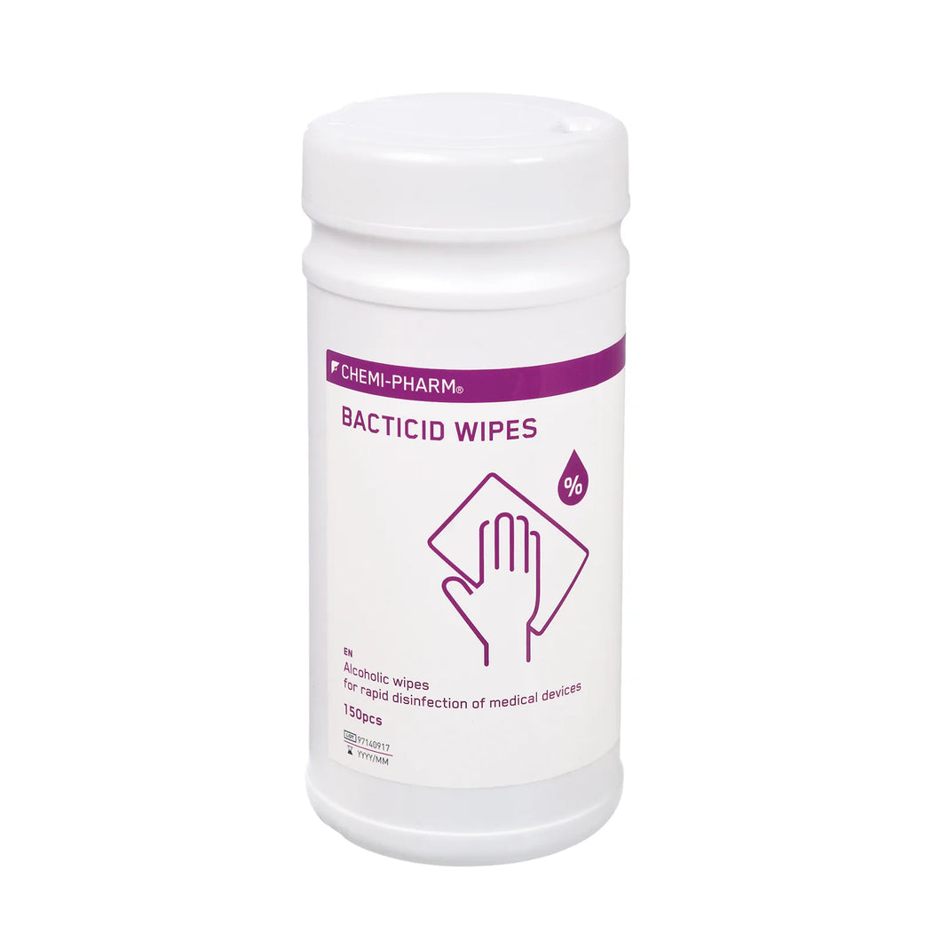 CHEMI-PHARM BACTICID WIPES DESINFITSEERIVAD RÄTIKUD 150 tk