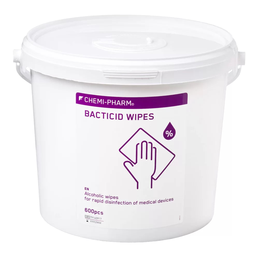 CHEMI-PHARM BACTICID WIPES DESINFITSEERIVAD RÄTIKUD 600 tk