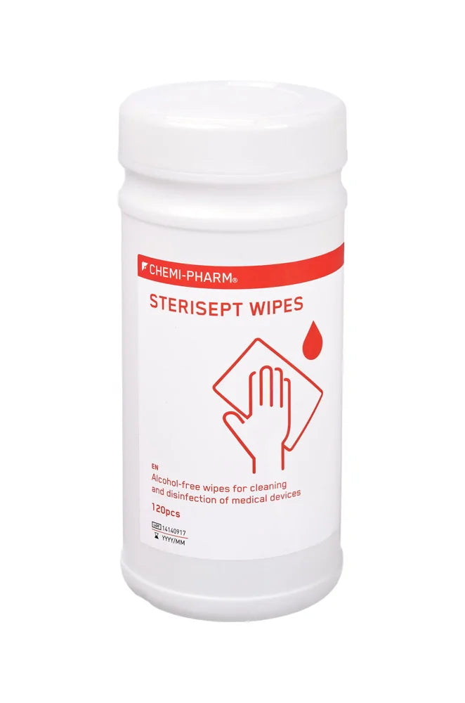 CHEMI-PHARM STERISEPT WIPES 120 tk