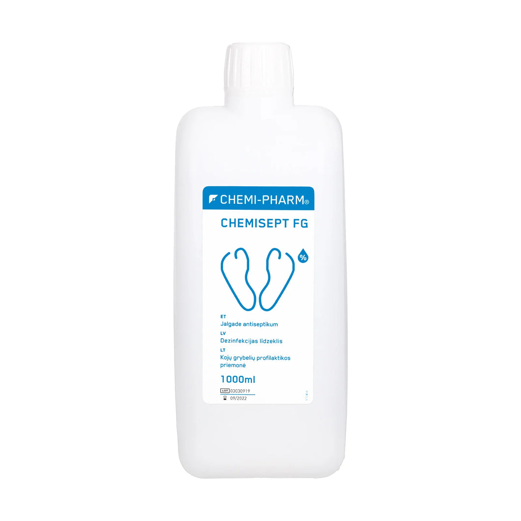 CHEMI-PHARM CHEMISEPT FG JALGADE HÜGIEENI- JA ANTISEPTIKAVAHEND 1000ml
