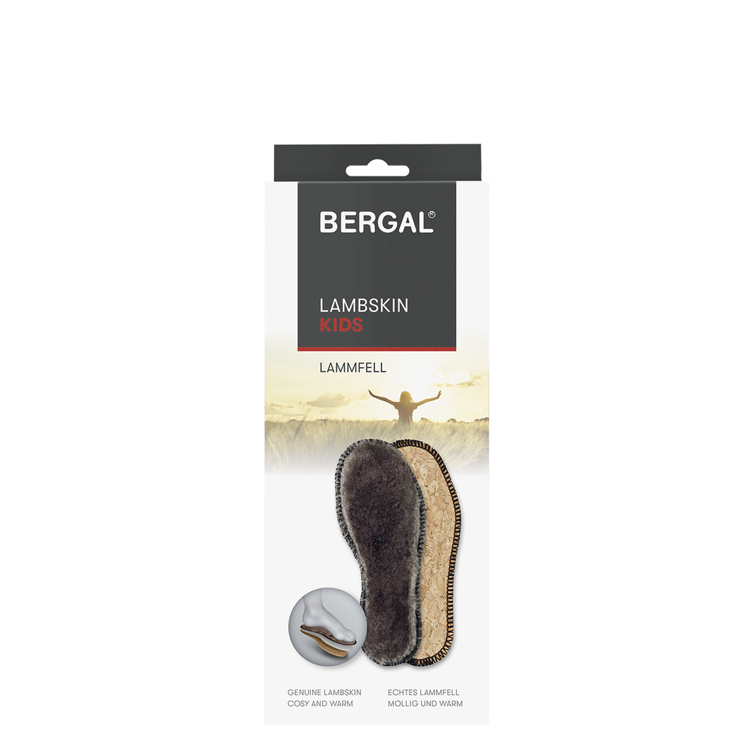 Lastele Sisetallad BERGAL LAMBSKIN on naturaalsest lambavillast soendavad ja talveks saabastesse või kummikutesse hoidmaks jalad kuivad! 1 paar
