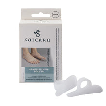 Load image into Gallery viewer, Separates the hammer toe from the others and supports the hammer toe from below.SAICARA HAMMER TOE CUSHION. 2 pcs in a package
