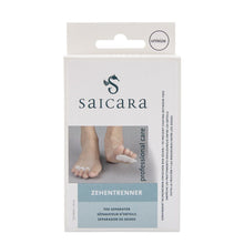 Load image into Gallery viewer, Toe separator, support and supporter SAICARA TOE SEPARATOR. Protects against corns, chafing and separates the toes from each other. 2 pcs in a package
