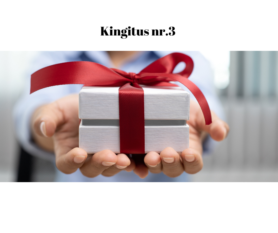 Kingitus nr. 3 Normaalsele Nahale